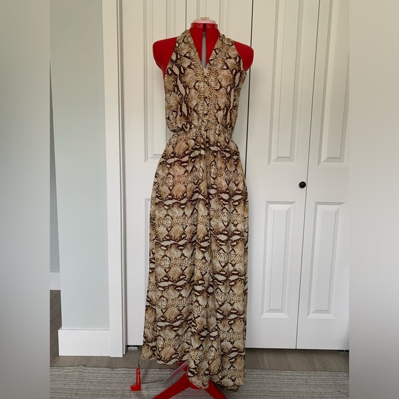 Sundays leopard print maxi beach dress size US6 - Picture 1 of 12